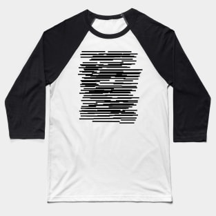 geometric interference lines Baseball T-Shirt